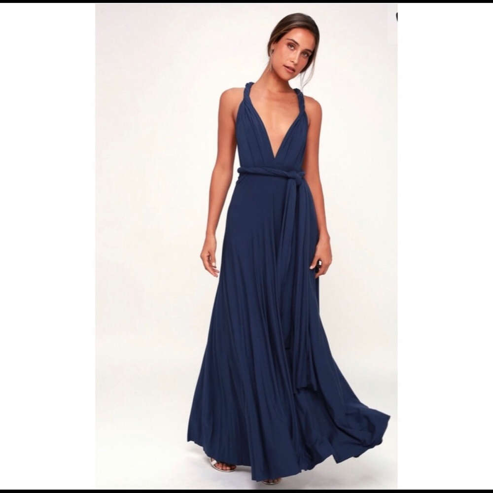 SOLD: Lulu’s Convertible Maxi Dress.